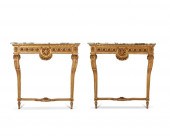 A PAIR OF LOUIS XVI-STYLE GILT