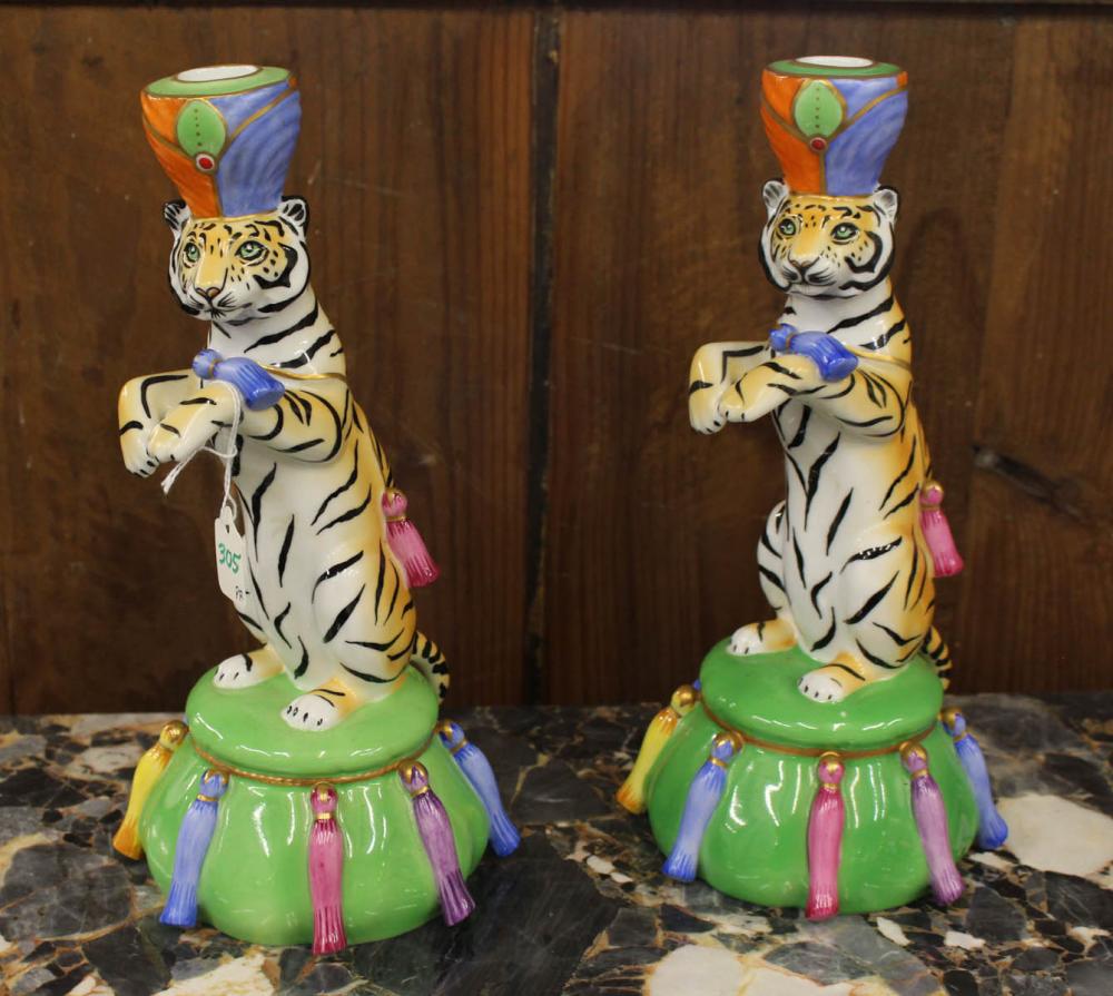 A PAIR OF LYNN CHASE PORCELAIN