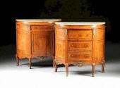 A PAIR OF MATCHED LOUIS XV/XVI
