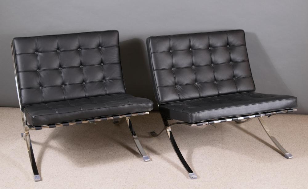 A PAIR OF MCM STYLE 'BARCELONA'