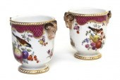 A Pair of Meissen Porcelain Ca