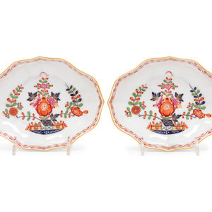 A Pair of Meissen Porcelain