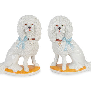 A Pair of Meissen Style Porcelain