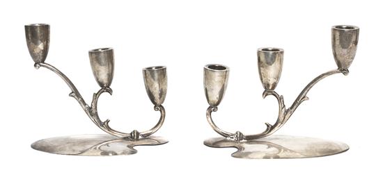 A Pair of Mexican Sterling Silver