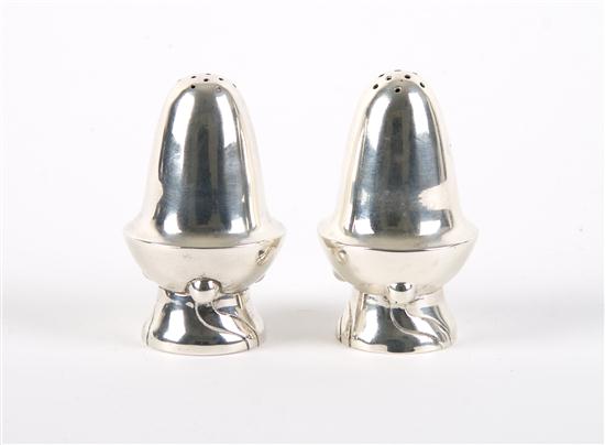 A Pair of Mexican Sterling Silver