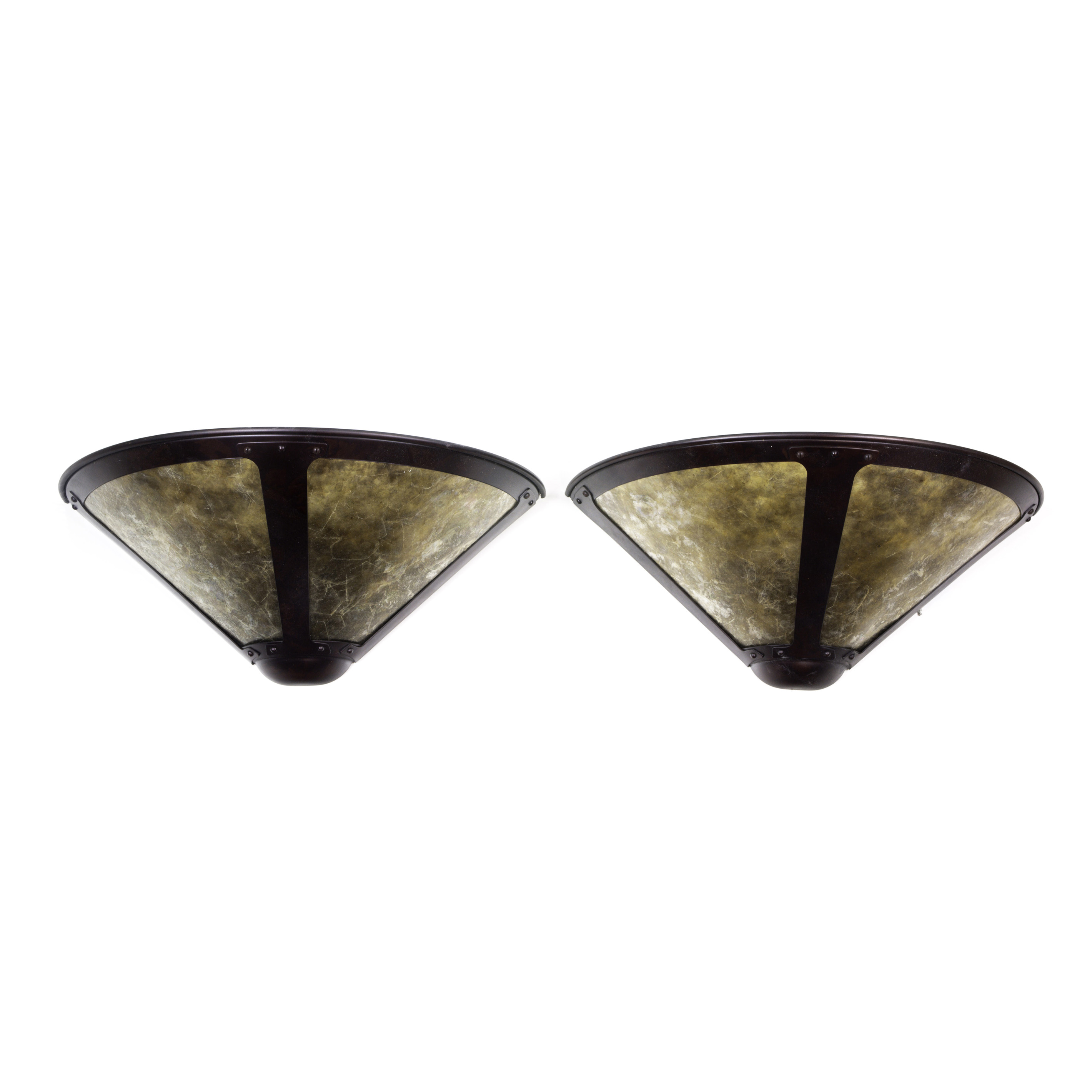 A PAIR OF MICA LAMP COMPANY ARTS