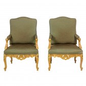 A PAIR OF MICHAEL TAYLOR UPHOL