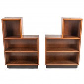 A PAIR OF MID-CENTURY TEAK STE