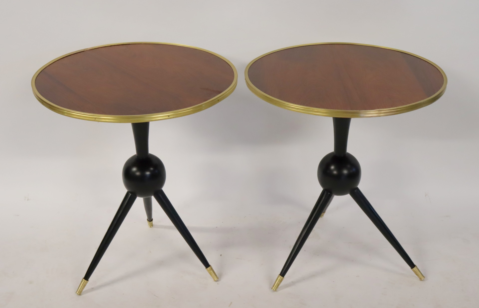 A PAIR OF MIDCENTURY STYLE ROSEWOOD