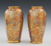A Pair of Millefleur Satsuma V