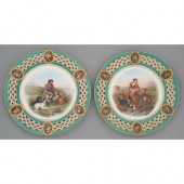 A pair of Minton pierced desse