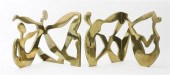A Pair of Modernist Gilt Bronz