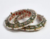 A PAIR OF MOGUL STYLE HINGED B