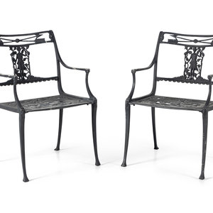 A Pair of Molla Cast Aluminum Diana