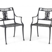 A Pair of Molla Cast Aluminum