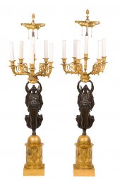 A PAIR OF MONUMENTAL EMPIRE GI