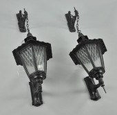 A Pair of Monumental Lanterns