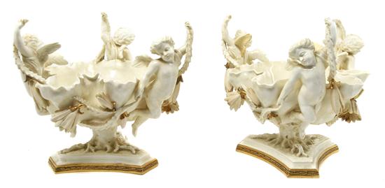 A Pair of Moore Porcelain