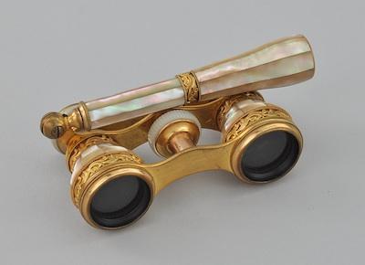 A Pair of Mother of Pearl Clad
