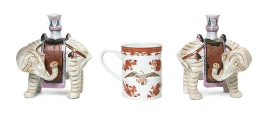 A Pair of Mottahedeh Porcelain