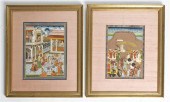 A Pair of Mughal Paintings on