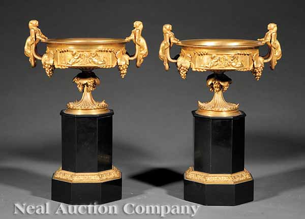 A Pair of Napoleon III Gilt