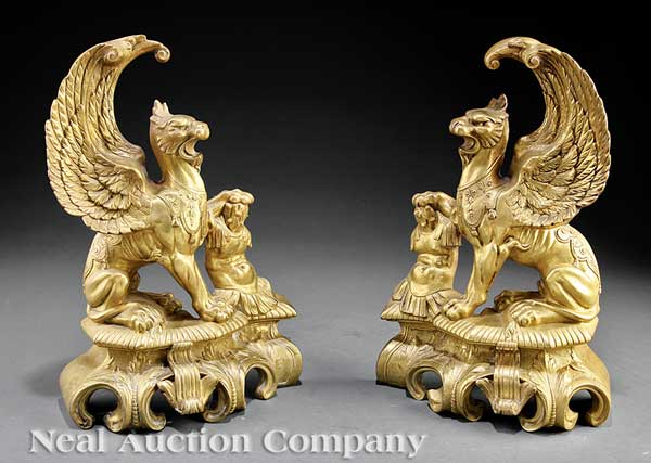 A Pair of Napoleon III Gilt