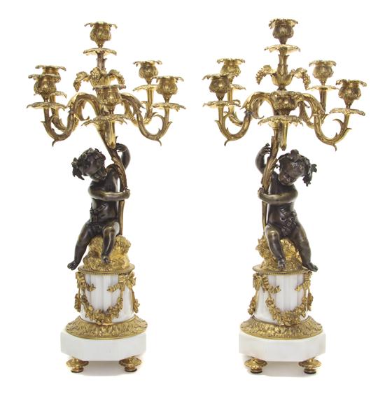 A Pair of Napoleon III Gilt