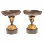 A PAIR OF NAPOLEON III BRONZE