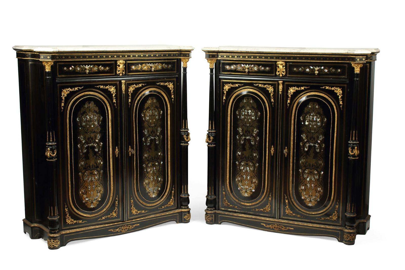 A PAIR OF NAPOLEON III  SIDE