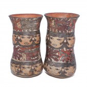 A PAIR OF NAZCA POLYCHROME BEA