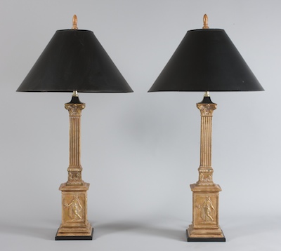 A Pair of Neo Classical Gilt