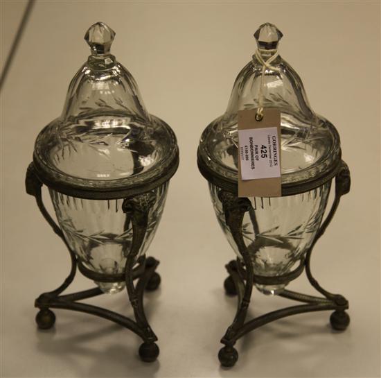 A pair of neo-classical revival cut