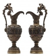 A Pair of Neoclassical Bronze