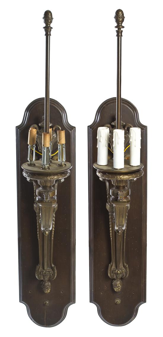 A Pair of Neoclassical Bronze