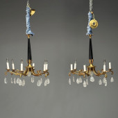 A PAIR OF NEOCLASSICAL CHANDEL