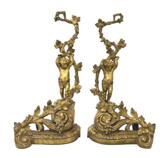 A Pair of Neoclassical Gilt