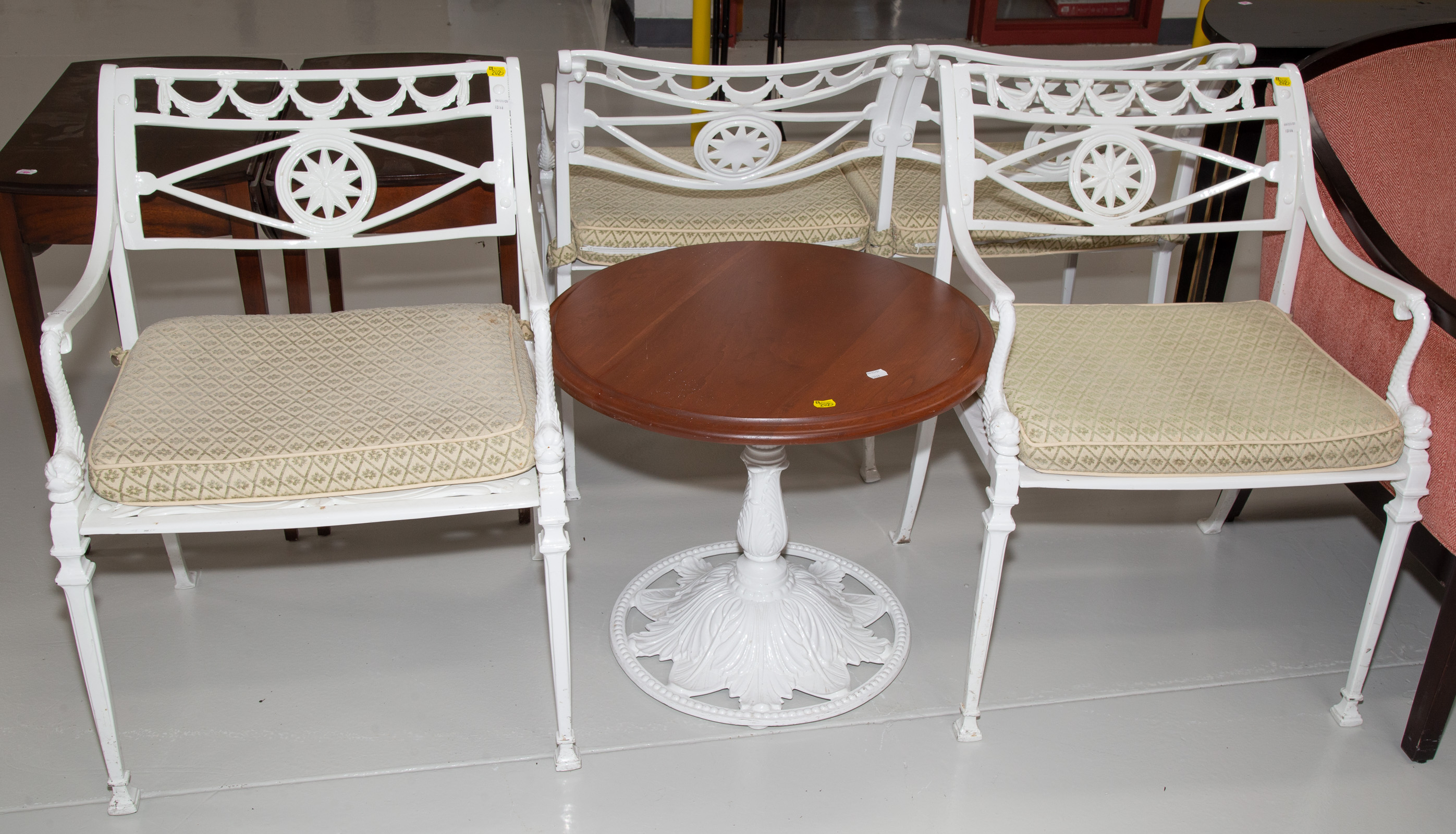 A PAIR OF NEOCLASSICAL IRON