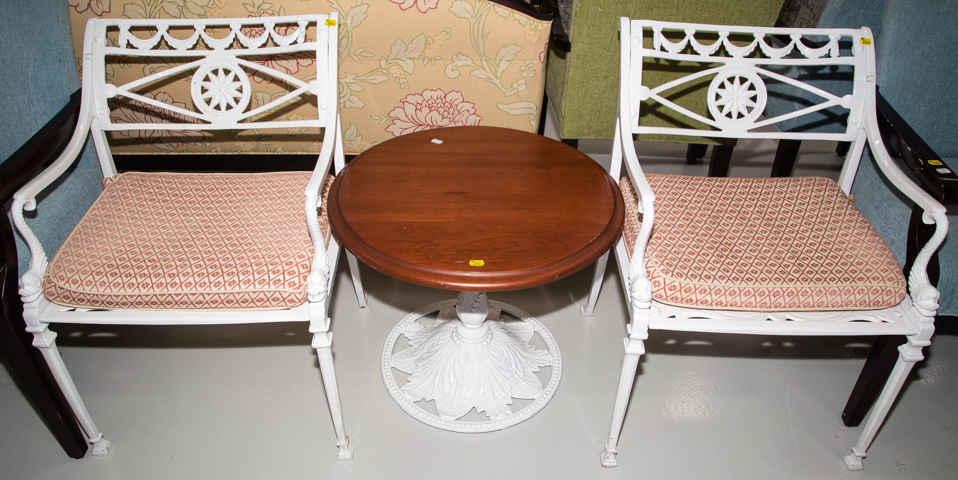 A PAIR OF NEOCLASSICAL IRON