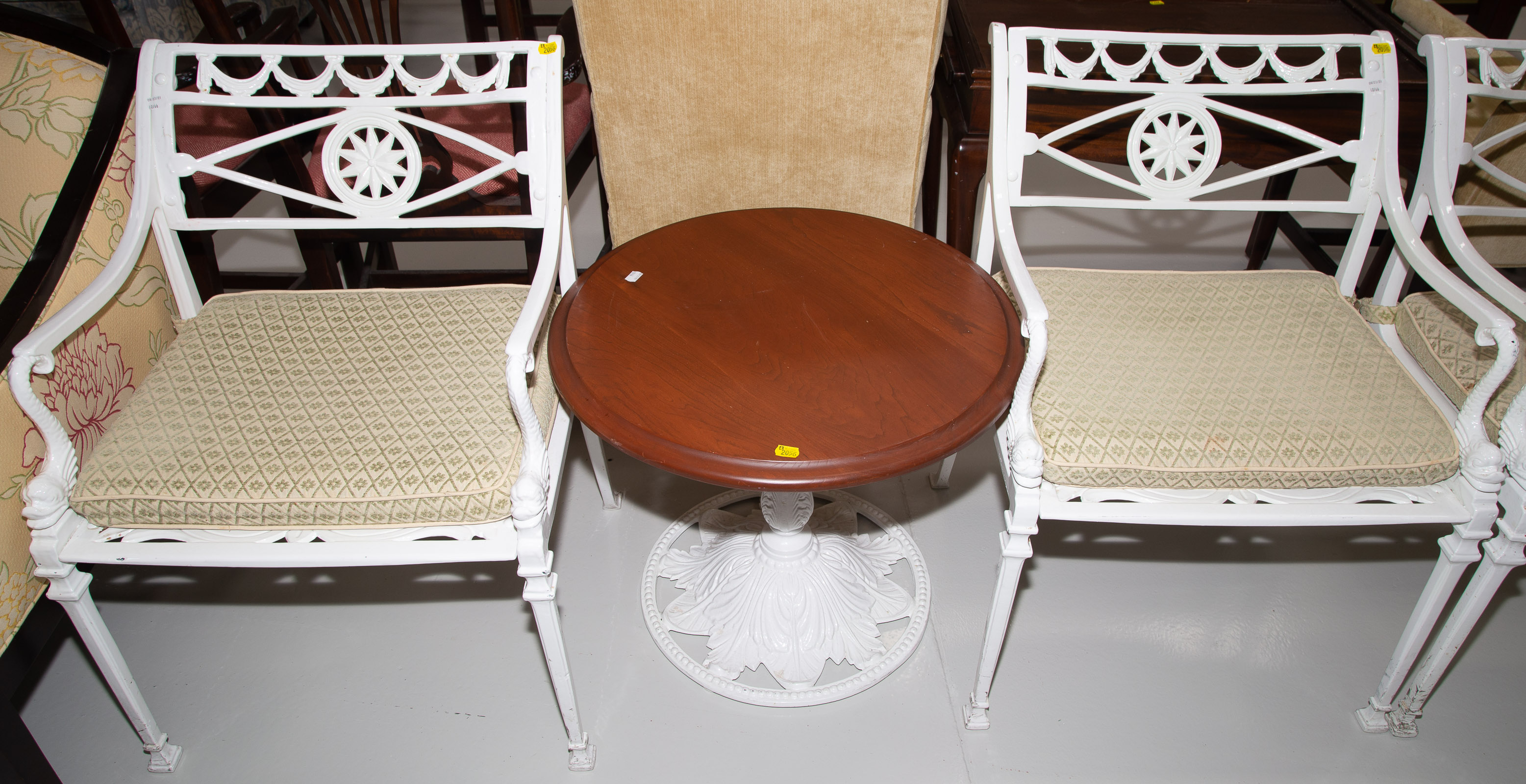 A PAIR OF NEOCLASSICAL IRON