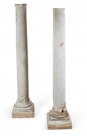 A PAIR OF NEOCLASSICAL MARBLE
