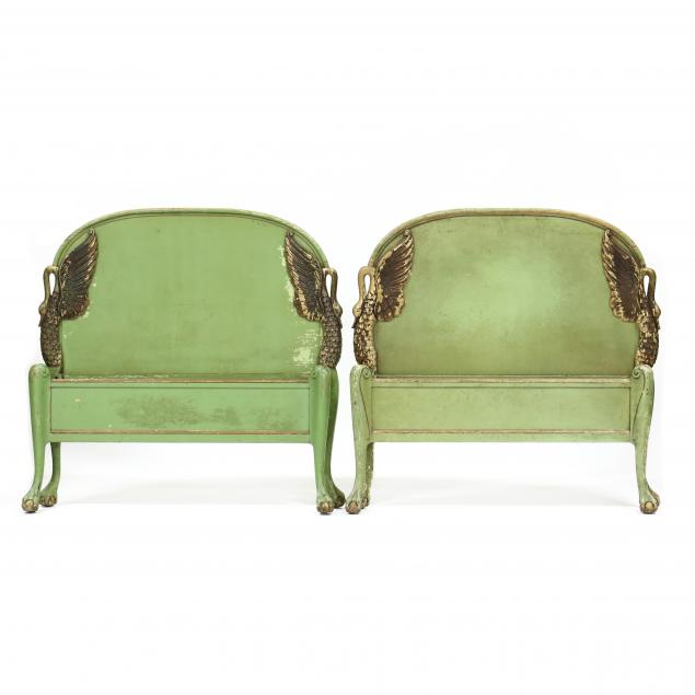 A PAIR OF NEOCLASSICAL STYLE CARVED
