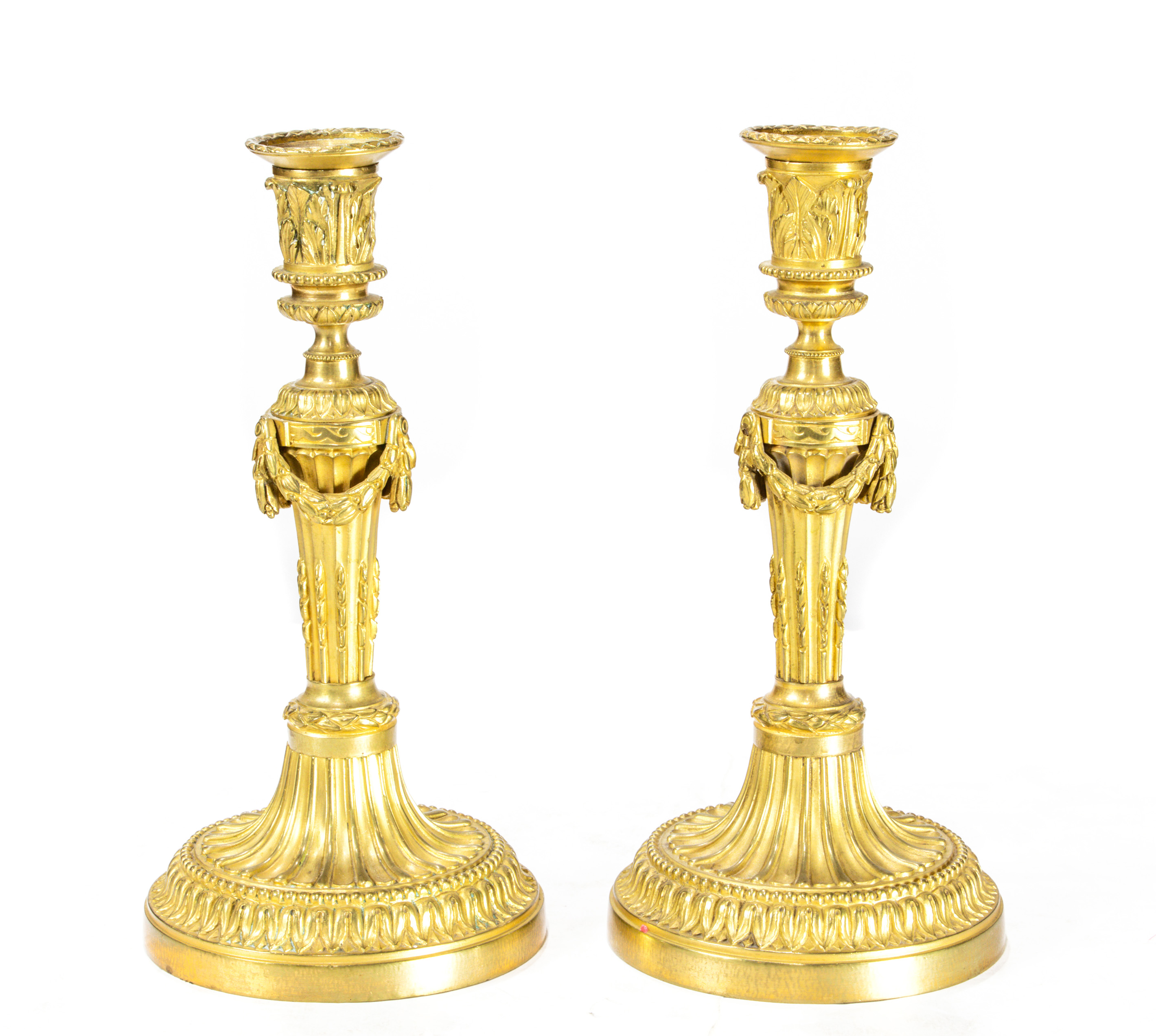A PAIR OF NEOCLASSICAL STYLE GILT