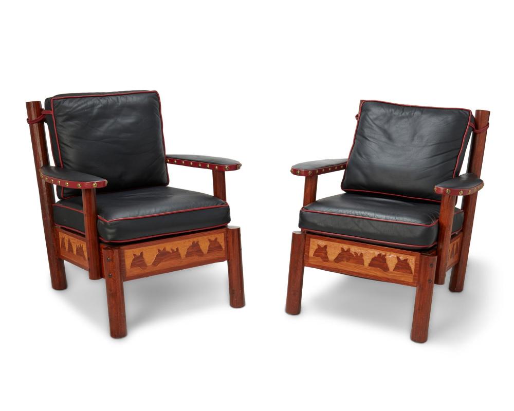 A PAIR OF NEW WEST FURNITURE