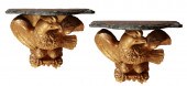 A PAIR OF NORTH ITALIAN CARVED