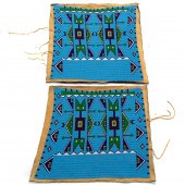 A PAIR OF NORTHERN PLAINS BEAD