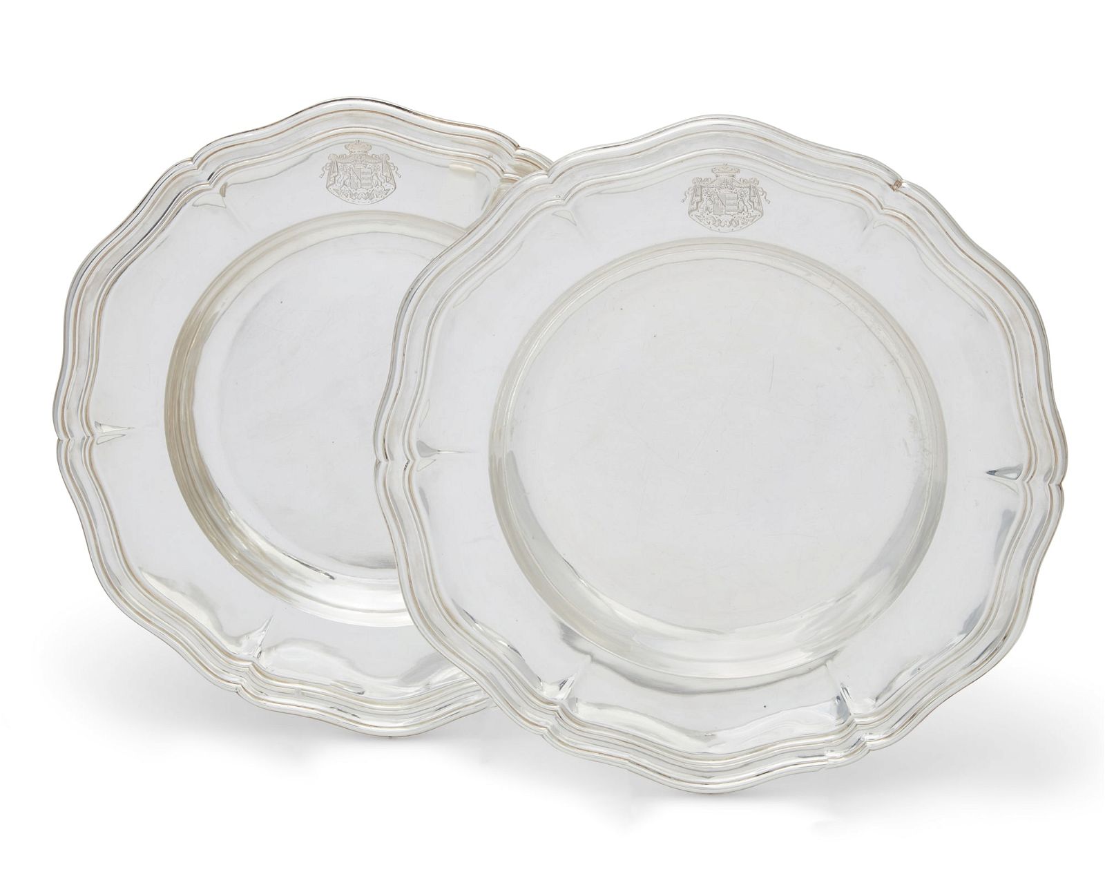 A PAIR OF ODIOT SILVER SECOND