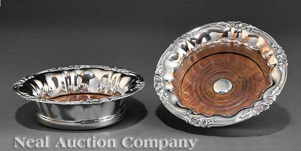 A Pair of Old Sheffield Plate