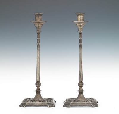 A Pair of Oscar Bach Candlesticks A