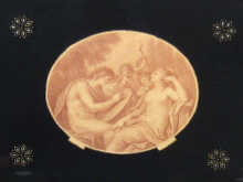 A pair of oval engravings by G.B.